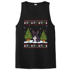 French Bulldog Xmas Tree Light Ugly Christmas Gift PosiCharge Competitor Tank