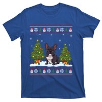 French Bulldog Xmas Tree Light Ugly Christmas Gift T-Shirt