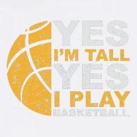 Funny Basketball Yes IM Tall Basketball Player Gift Cooling Performance Crew T-Shirt