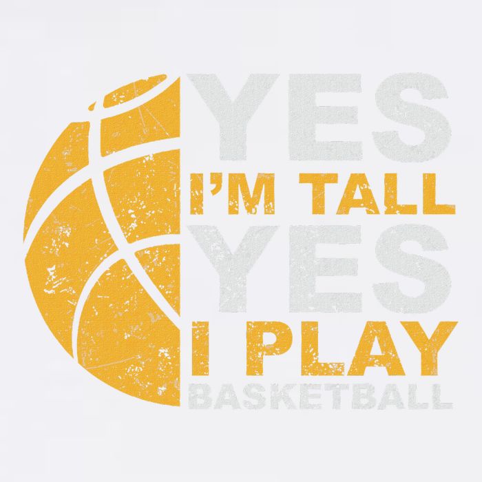 Funny Basketball Yes IM Tall Basketball Player Gift Cooling Performance Crew T-Shirt