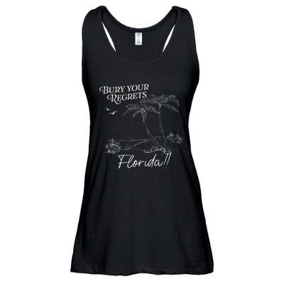 Funny Bury Your Regrets Florida Gift Ladies Essential Flowy Tank