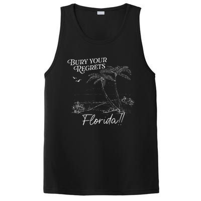 Funny Bury Your Regrets Florida Gift PosiCharge Competitor Tank