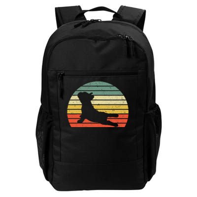 French Bulldog Yoga Funny Frenchie Daily Commute Backpack