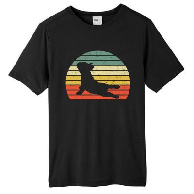 French Bulldog Yoga Funny Frenchie Tall Fusion ChromaSoft Performance T-Shirt