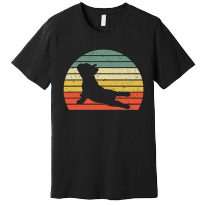 French Bulldog Yoga Funny Frenchie Premium T-Shirt