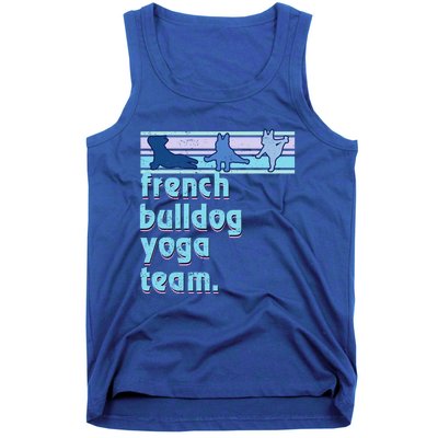 French Bulldog Yoga Team Funny Frenchie Yoga Lover Namaste Gift Tank Top