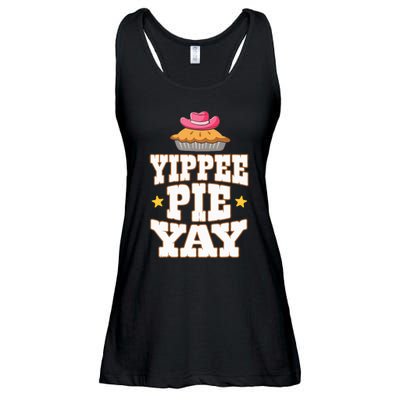 Funny Baker Yippee Pie Yay Country Western Ladies Essential Flowy Tank