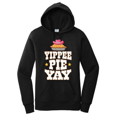 Funny Baker Yippee Pie Yay Country Western Women's Pullover Hoodie