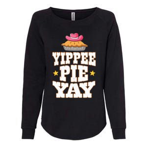 Funny Baker Yippee Pie Yay Country Western Womens California Wash Sweatshirt