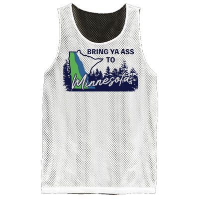 Funny Bring Ya Ass To Minnesota Mesh Reversible Basketball Jersey Tank