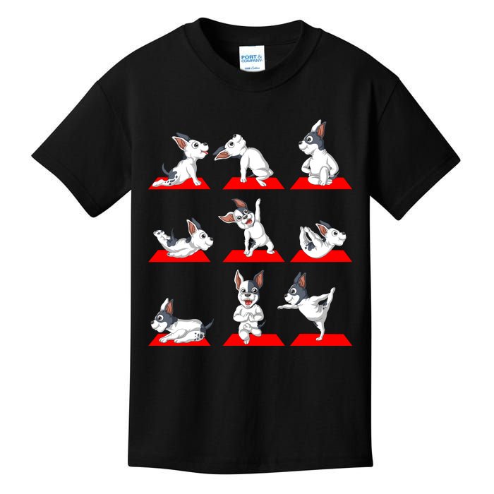 French Bulldog Yoga Kids T-Shirt