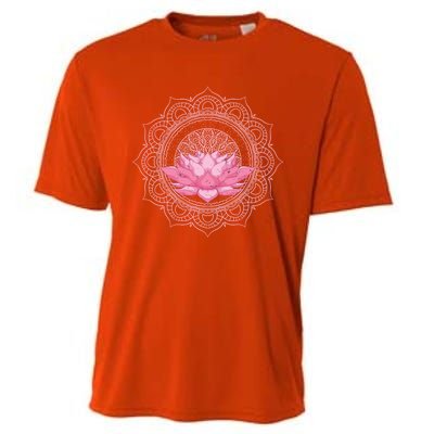 Flower Blossom Yoga Meditation Prana Art Boho Dala Lotus Great Gift Cooling Performance Crew T-Shirt