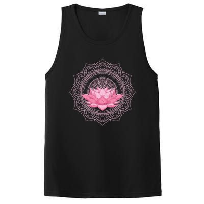 Flower Blossom Yoga Meditation Prana Art Boho Dala Lotus Great Gift PosiCharge Competitor Tank