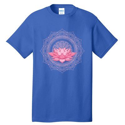 Flower Blossom Yoga Meditation Prana Art Boho Dala Lotus Great Gift Tall T-Shirt