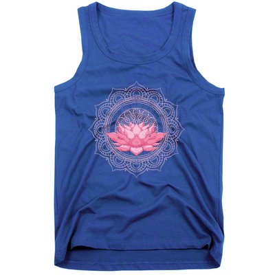 Flower Blossom Yoga Meditation Prana Art Boho Dala Lotus Great Gift Tank Top