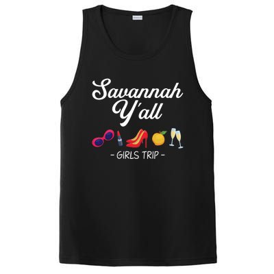 Funny Bachelorette Yall Savannah Trip Gift PosiCharge Competitor Tank