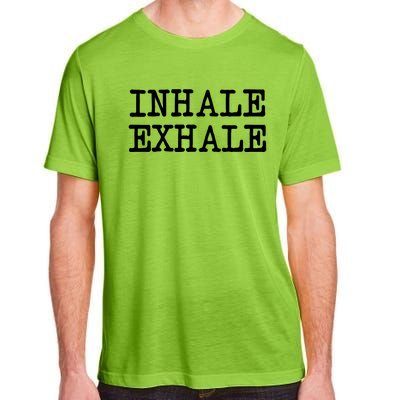 Funny Breathe Zen Love Yoga Quote Inhale Exhale Great Gift Adult ChromaSoft Performance T-Shirt