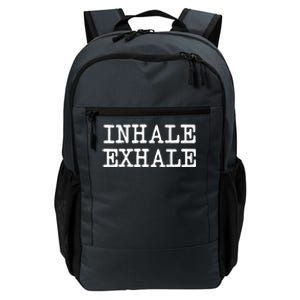 Funny Breathe Zen Love Yoga Quote Inhale Exhale Great Gift Daily Commute Backpack