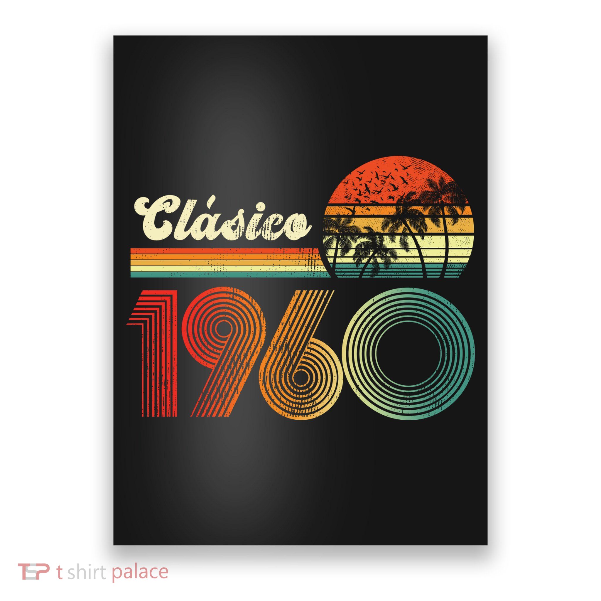 Feliz cumpleaños 1960 Edición limitada 63rd spanish Birthday clásica Poster
