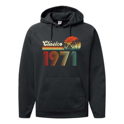 Feliz cumpleaños 1971 Edición limitada 52nd spanish Birthday clásica Performance Fleece Hoodie