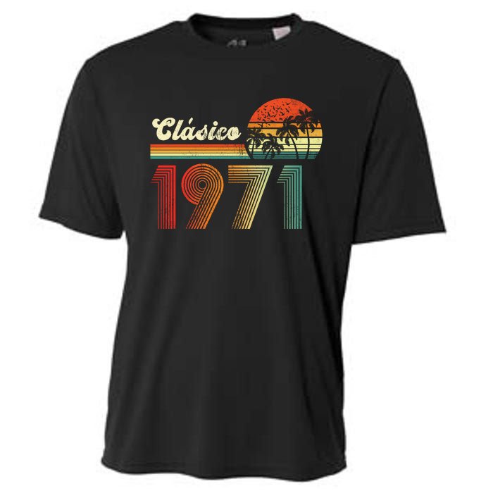 Feliz cumpleaños 1971 Edición limitada 52nd spanish Birthday clásica Cooling Performance Crew T-Shirt