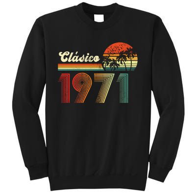 Feliz cumpleaños 1971 Edición limitada 52nd spanish Birthday clásica Sweatshirt