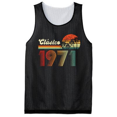 Feliz cumpleaños 1971 Edición limitada 52nd spanish Birthday clásica Mesh Reversible Basketball Jersey Tank