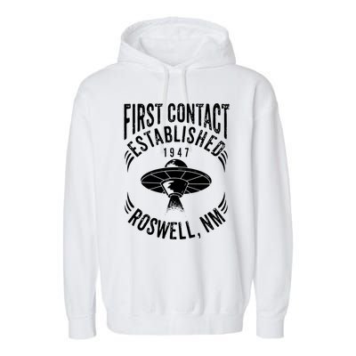 First Contact 1947 Roswell Garment-Dyed Fleece Hoodie