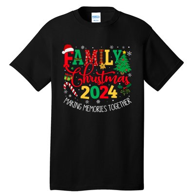 Family Christmas 2024 Matching Outfit Xmas Squad Santa Group Tall T-Shirt