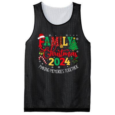 Family Christmas 2024 Matching Outfit Xmas Squad Santa Group Mesh Reversible Basketball Jersey Tank