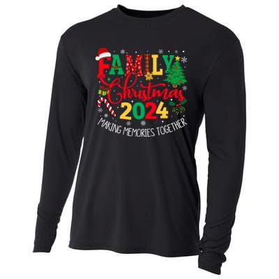 Family Christmas 2024 Matching Outfit Xmas Squad Santa Group Cooling Performance Long Sleeve Crew