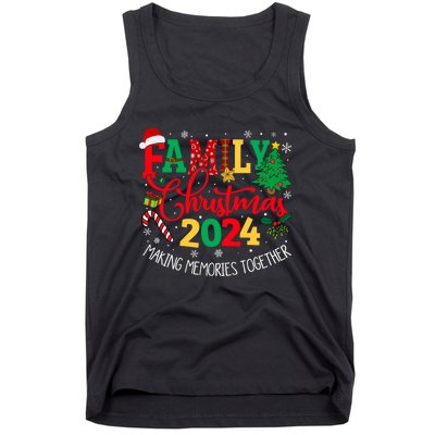 Family Christmas 2024 Matching Outfit Xmas Squad Santa Group Tank Top