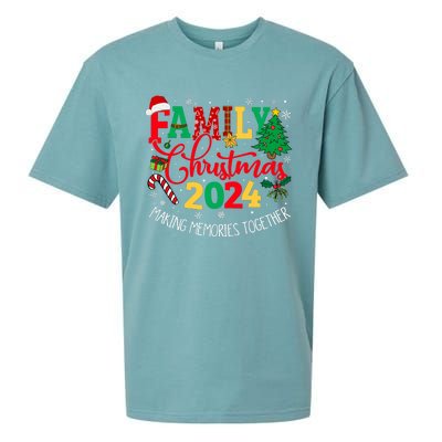 Family Christmas 2024 Matching Outfit Xmas Squad Santa Group Sueded Cloud Jersey T-Shirt