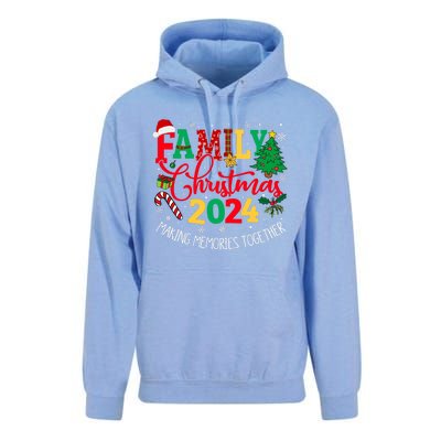 Family Christmas 2024 Matching Outfit Xmas Squad Santa Group Unisex Surf Hoodie