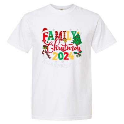 Family Christmas 2024 Matching Outfit Xmas Squad Santa Group Garment-Dyed Heavyweight T-Shirt