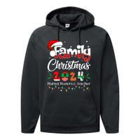 Family Christmas 2024 Matching Outfit Xmas Squad Santa Performance Fleece Hoodie