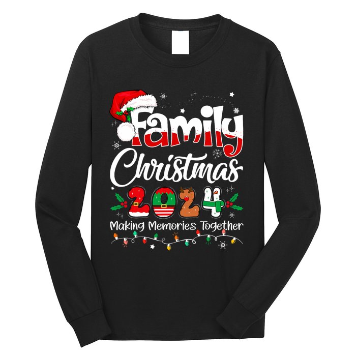 Family Christmas 2024 Matching Outfit Xmas Squad Santa Long Sleeve Shirt