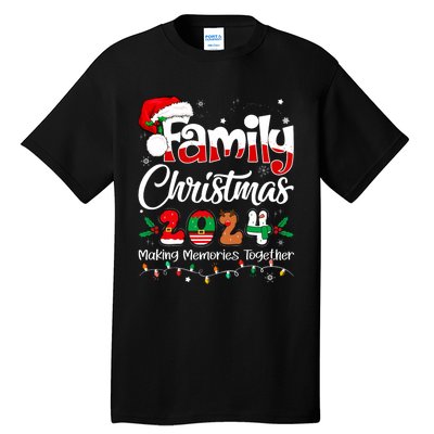 Family Christmas 2024 Matching Outfit Xmas Squad Santa Tall T-Shirt