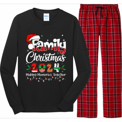 Family Christmas 2024 Matching Outfit Xmas Squad Santa Long Sleeve Pajama Set