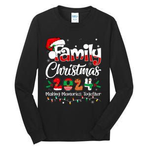 Family Christmas 2024 Matching Outfit Xmas Squad Santa Tall Long Sleeve T-Shirt