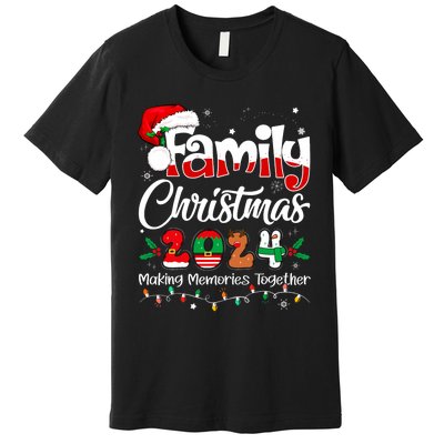 Family Christmas 2024 Matching Outfit Xmas Squad Santa Premium T-Shirt