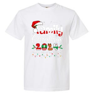 Family Christmas 2024 Matching Outfit Xmas Squad Santa Garment-Dyed Heavyweight T-Shirt