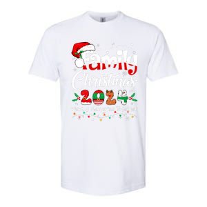 Family Christmas 2024 Matching Outfit Xmas Squad Santa Softstyle CVC T-Shirt