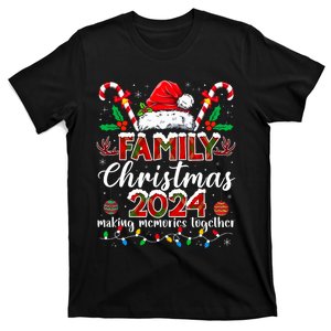 Family Christmas 2024 Matching Squad Santa Elf Funny Xmas T-Shirt