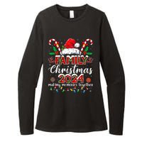 Family Christmas 2024 Matching Squad Santa Elf Funny Xmas Womens CVC Long Sleeve Shirt