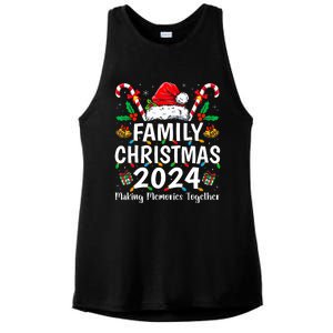 Family Christmas 2024 Matching Squad Santa Elf Funny Xmas Ladies PosiCharge Tri-Blend Wicking Tank