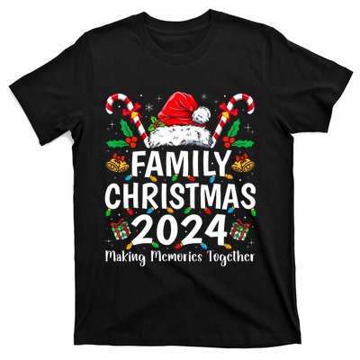 Family Christmas 2024 Matching Squad Santa Elf Funny Xmas T-Shirt