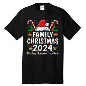 Family Christmas 2024 Matching Squad Santa Elf Funny Xmas Tall T-Shirt