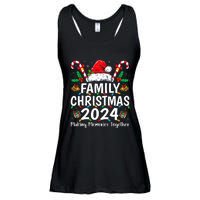 Family Christmas 2024 Matching Squad Santa Elf Funny Xmas Ladies Essential Flowy Tank