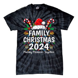 Family Christmas 2024 Matching Squad Santa Elf Funny Xmas Tie-Dye T-Shirt